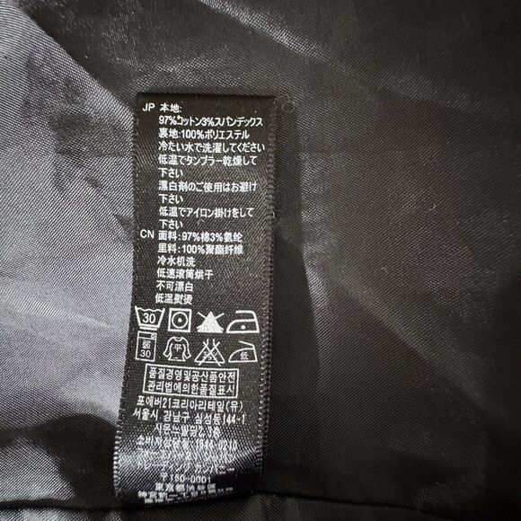 NWT Forever 21 Sz M Black/White Leopard Print Trench Coat Jacket 3/4 Sleeve Belt - Picture 12 of 13